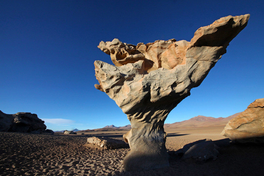 Bolivien - Arbol de Piedra in der Siloli-Wüste