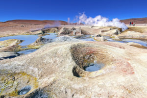 Bolivien - Salar de Uyuni Geysirfeld Sol de Mañana
