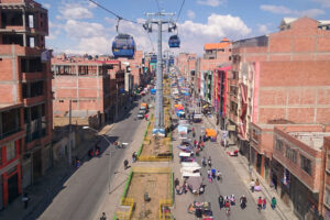 La Paz - Seilbahn durch El Alto